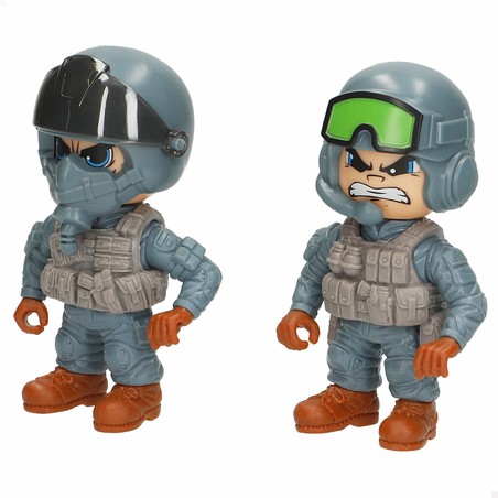 Colección figuras militares Power Action para niños 3 años