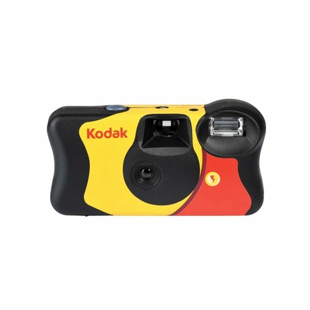 Detalle de la cámara Kodak FunSaver, para fotografía analógica fácil