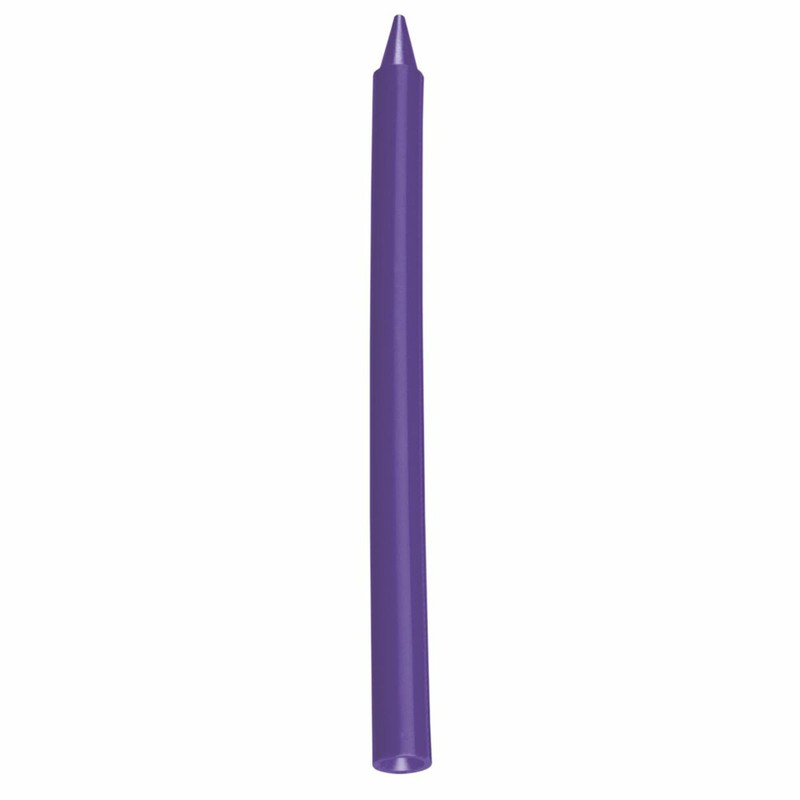 Ceras de colores Jovi violeta para manualidades niños, pack 25 unidades