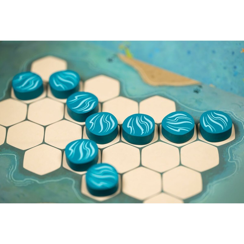 Componentes de cartón del juego de mesa Asmodee