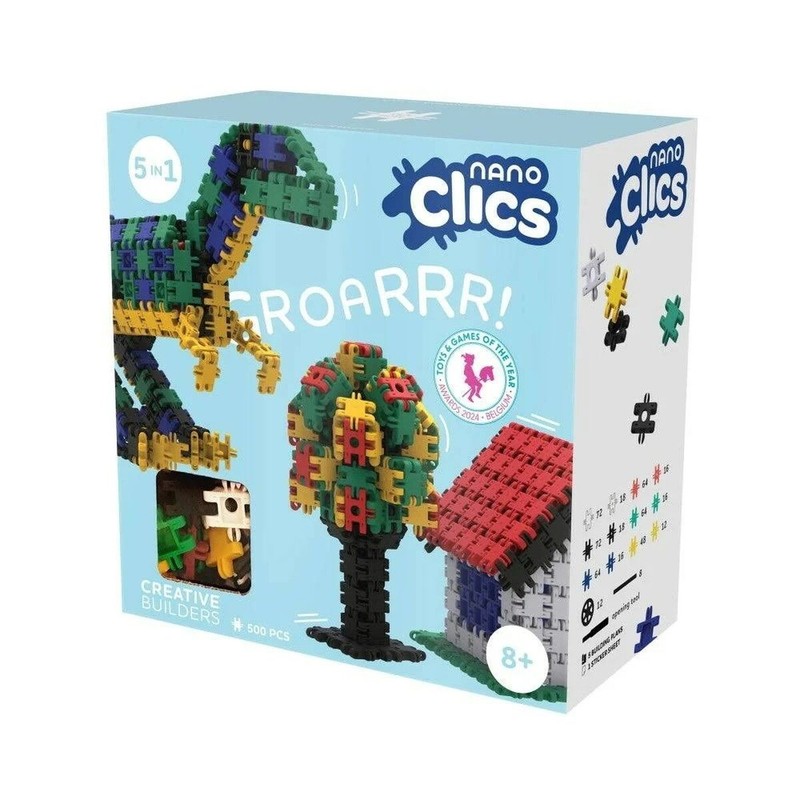 Juguetes construcción niños Clics NC003 500 piezas