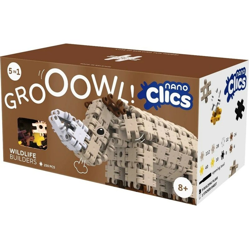 Juguetes construcción niños Clics NC006 set 250 piezas