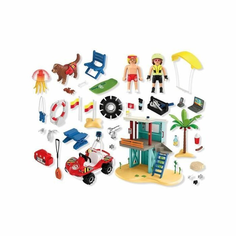 Set Construcción Educativo Playmobil con figuras, ideal para el desarrollo infantil.