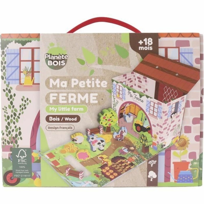 Set construcción educativo de granja para los más peques